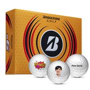 Custom Bridgestone e6 Golf Balls One Dozen