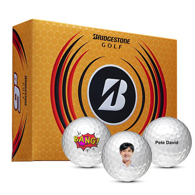 Custom Bridgestone e6 Golf Balls One Dozen