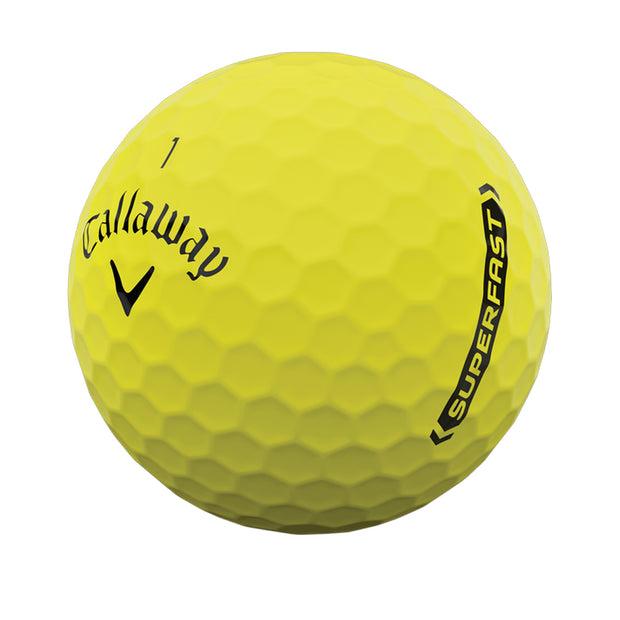 Callaway Superfast Bold Yellow Golf Balls - 15 Ball Pack