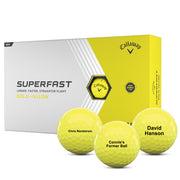 Callaway Superfast Bold Yellow Golf Balls - 15 Ball Pack