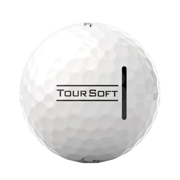 Titleist Tour Soft Golf Balls - LOGO OVERRUN